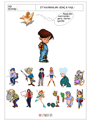 okul öncesi çocuklar içinkavram gelişim çalışmaları aynı olan kavramları bul çalıma sayfaları